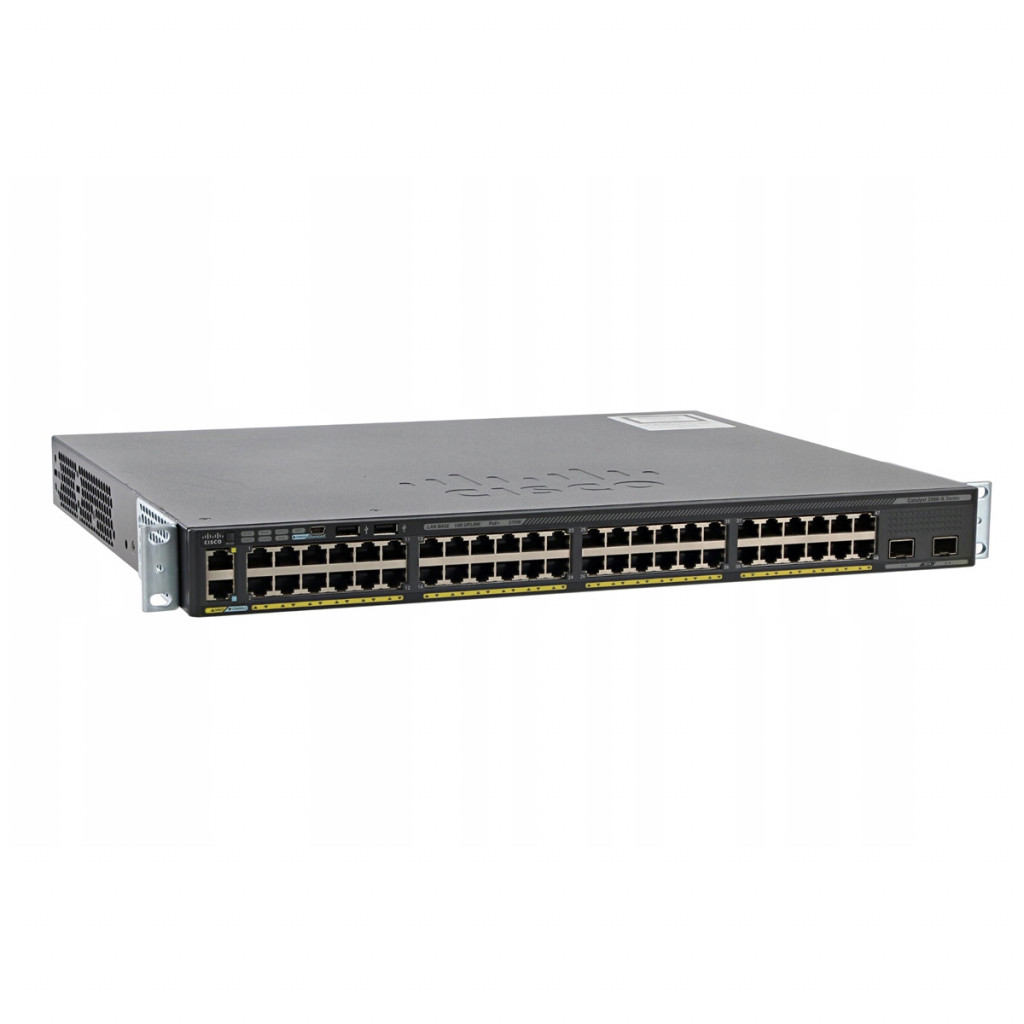 سوئیچ شبکه 48 پورت + 2 پورت SFP سیسکو مدل WS-C2960X-48FPD-L